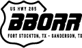 BBORR | Big Bend Open Road Race – Texas HWY 285 Logo